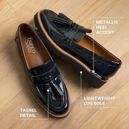 Chunky menswear inspired women's loafers.