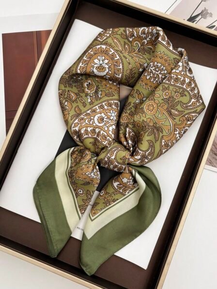 Women's Headscarf, Brand New Silk Satin Printed Scarf/Headband
