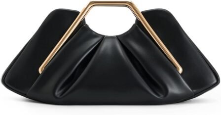 Designer Metal Frame Clutch for Women